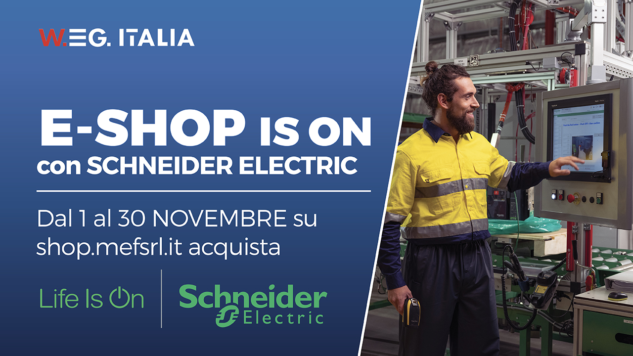 E-Shop is ON con Schneider Electric